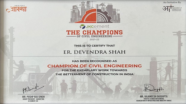 Champion of civil engineering - India A company that Plays together, Stays together!